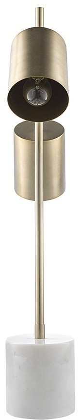 Лампа настольная irjo, 33х13х73 см, золотистая (76850)