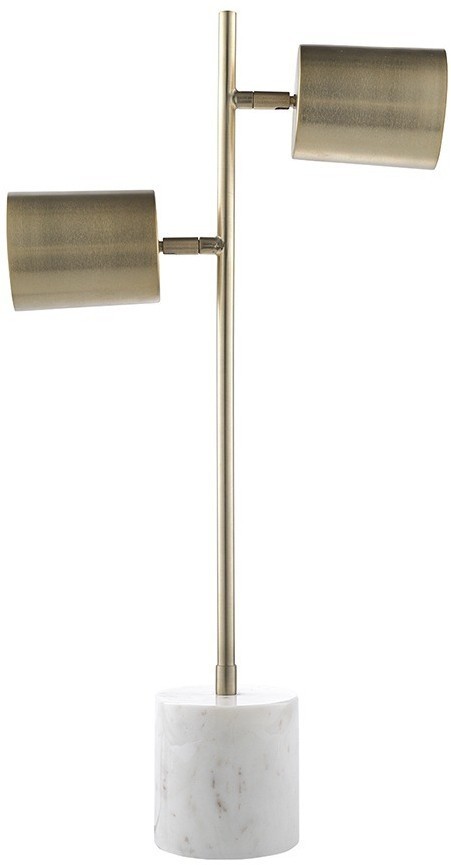 Лампа настольная irjo, 33х13х73 см, золотистая (76850)