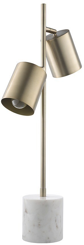 Лампа настольная irjo, 33х13х73 см, золотистая (76850)