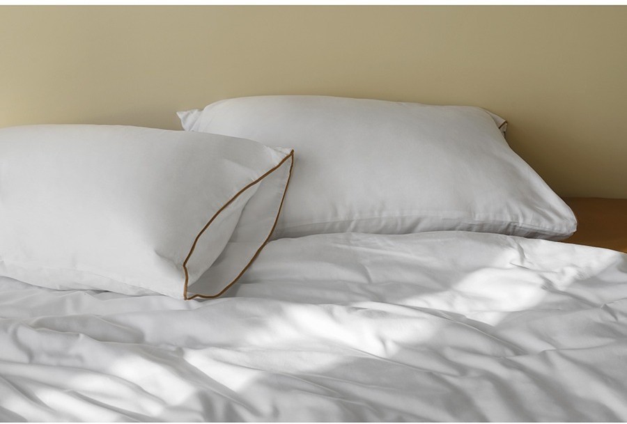 Набор наволочек из сатина из коллекции meditation, caramel, 50х70 см (77735)