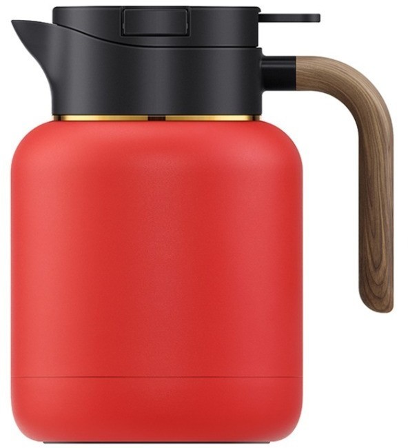 Термос MC'01C, 14, металл, керамика, red & black, SAMADOYO