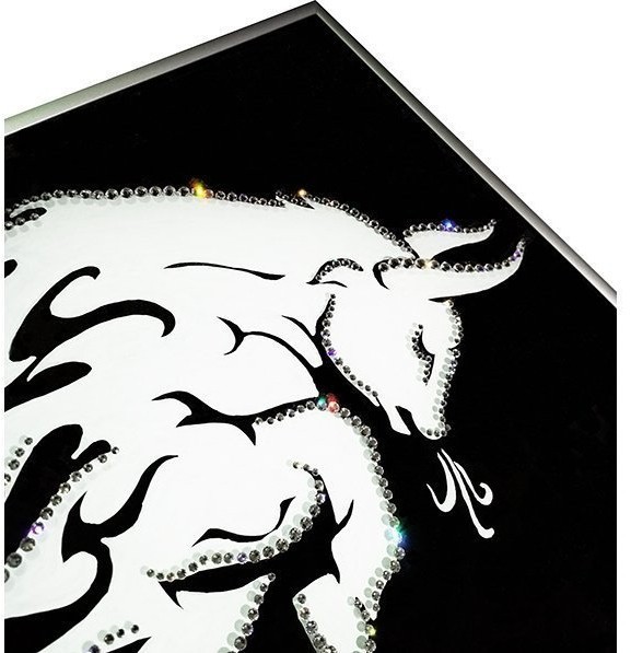 Картина Бык 2021 с кристаллами Swarovski (2332)