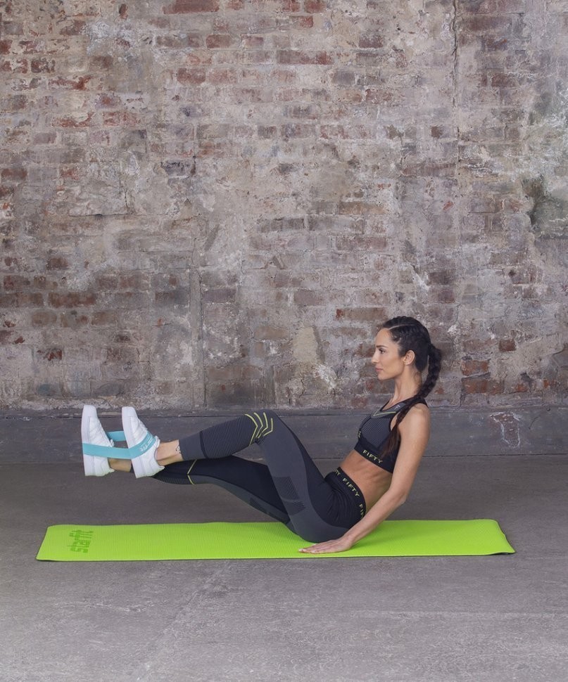 Фитнес-резинки ES-203 латекс, комплект пастель, 4 шт, эспандеры (1007530)