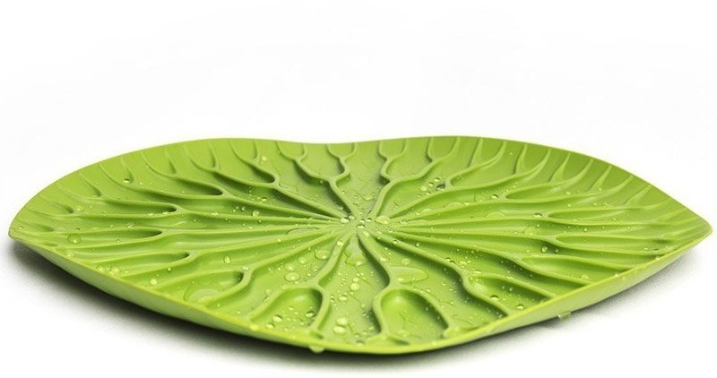 Сушилка-поднос lotus, зеленая (43544)