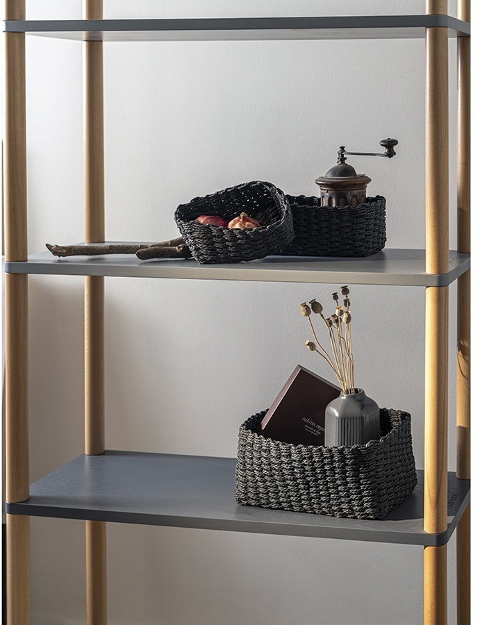 Корзина для хранения hagen, 22х14х9 см, черная (77023)