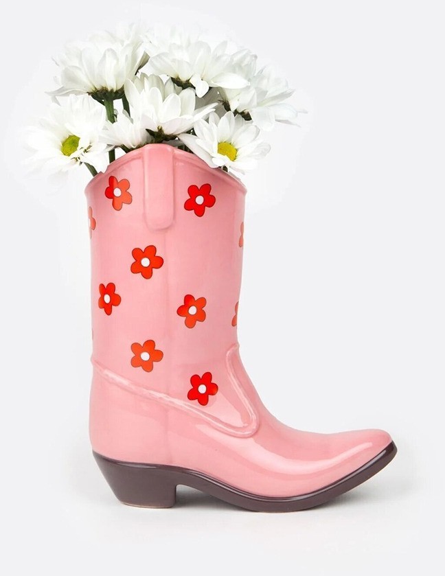 Ваза для цветов rodeo, 22,5 см, розовая (77309)