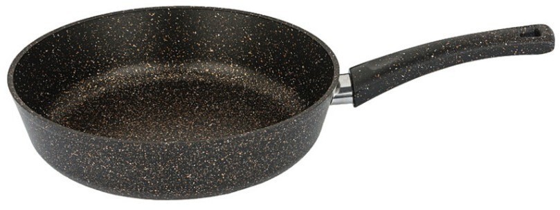 Сковорода agness глубокая с антипригарным "мраморным" покрытием, серия granite, 20х5,7см (952-001)
