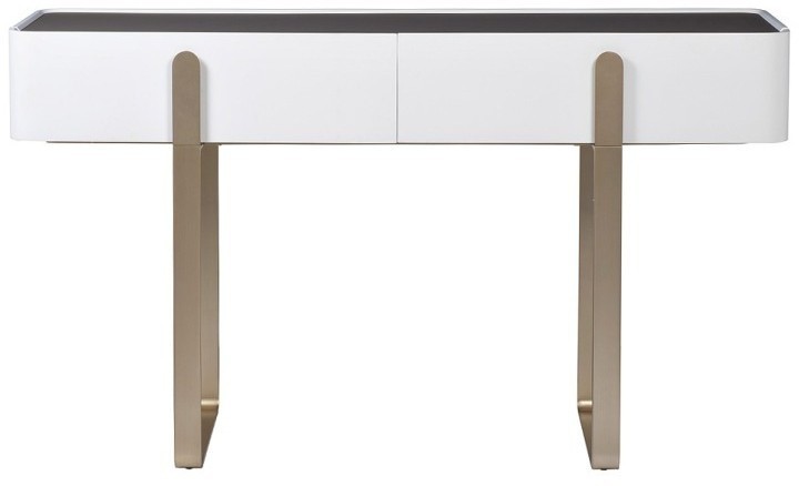 Консоль светлая с металл. каркасом 140*40*82см (TT-00012679)