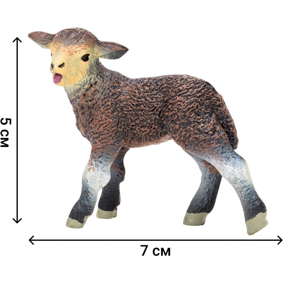 Набор фигурок животных серии "На ферме": Ферма игрушка, корова, овцы, петух, жеребенок, фермеры, инвентарь - 21 предмет (ММ205-068)
