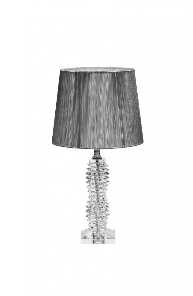 Лампа настольная серебряный плафон 10х10х37 см (TT-00001012)