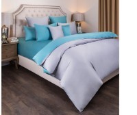 Кпб 1,5сп &quot;мозаика&quot; хлопок 100%, бирюза+серый, сатин, SANTALINO (985-026)