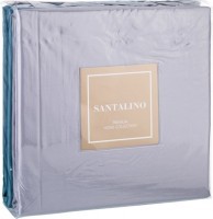 Кпб 1,5сп &quot;мозаика&quot; хлопок 100%, бирюза+серый, сатин, SANTALINO (985-026)