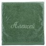 Полотенце махровое "алексей" 50*90 см. 100% хлопок зелёный SANTALINO (850-111-6)