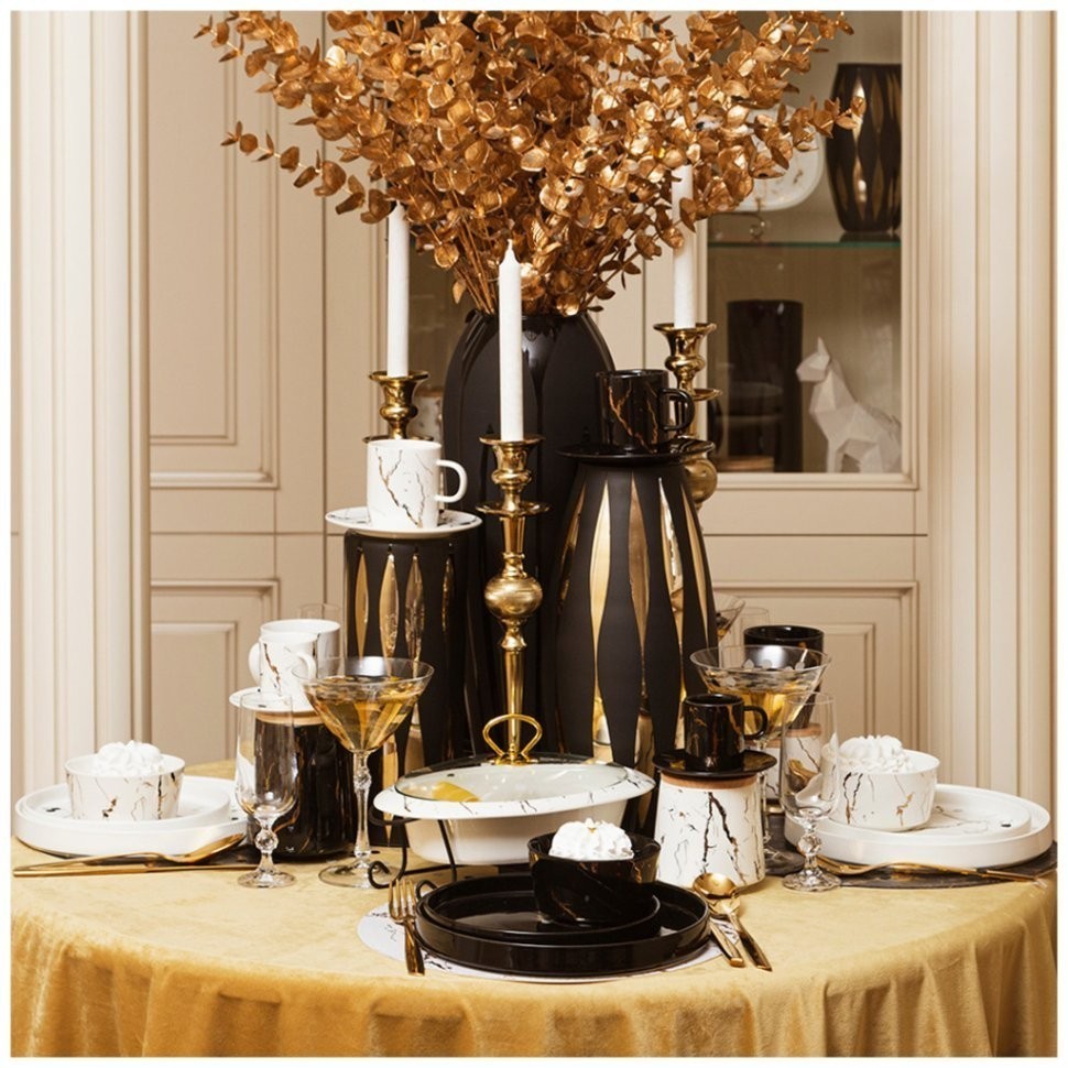 Салатник lefard "fantasy" 18*8 см 1200 мл черный (42-313)