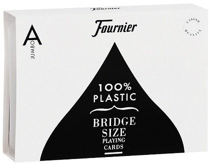 Карты "Fournier Flor de Lis (2 Jumbo Index) - Bridge Twin plastik case" (47035)