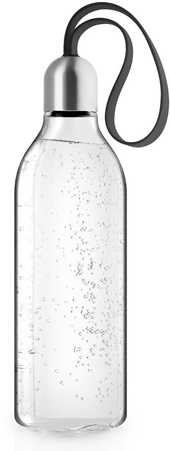 Бутылка плоская, 500 мл, черная (67533)