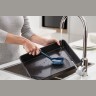 Щетка для мытья посуды cleantech с запасной насадкой, синяя (67240)
