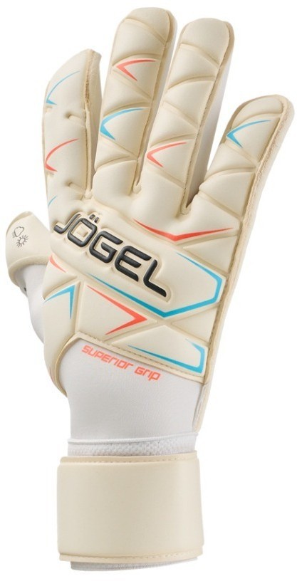 Перчатки вратарские JOGEL Legend SL4 Roll Negative, белый (2119294)