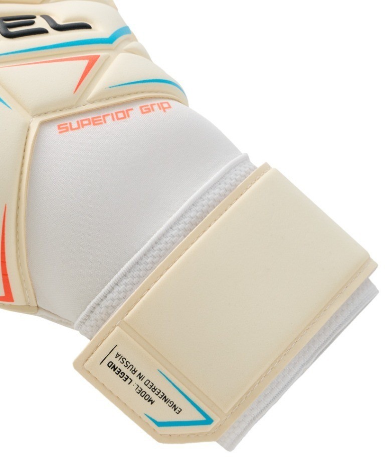 Перчатки вратарские JOGEL Legend SL4 Roll Negative, белый (2119294)