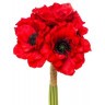 Букет красных маков 30см (D-9F27090SN-1545)