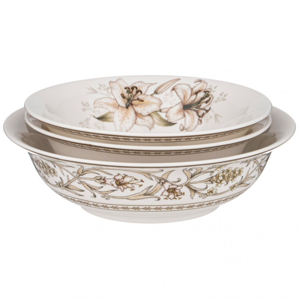 Сервиз столовый lefard "lilies" на 6 пер. 23 пр. (590-273)