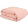Комплект постельного белья полутораспальный цвета пыльной розы из органического стираного хлопка из коллекции essential (69376)