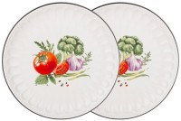 Набор тарелок обеденных lefard &quot;kitchen passions&quot; 2 шт. 26*2,8 см (189-482)