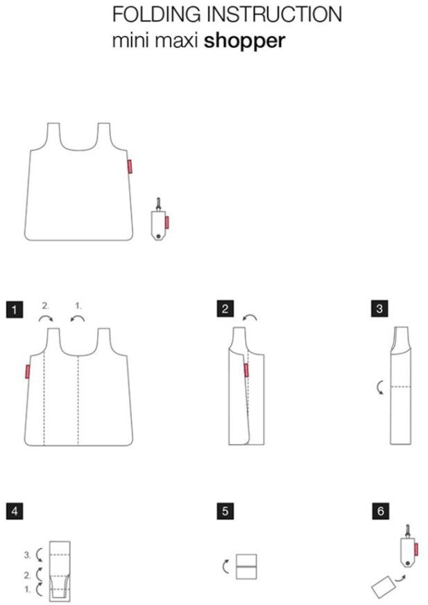 Сумка складная mini maxi pocket damson (55386)