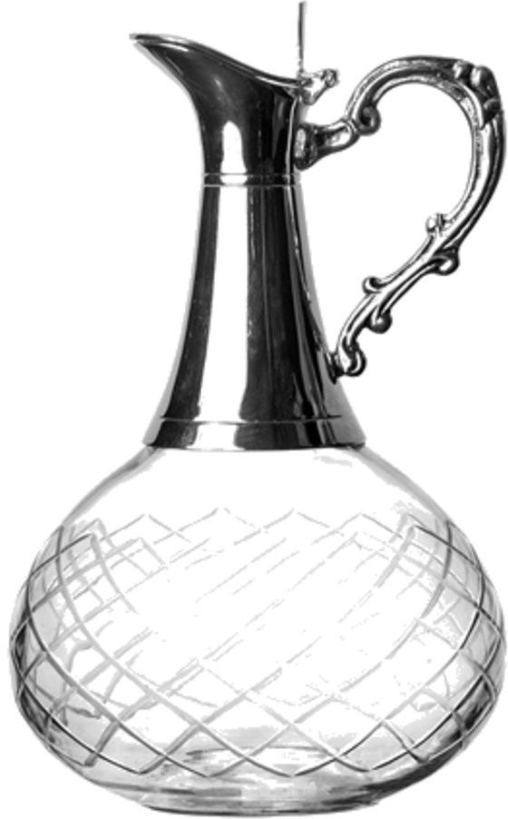 Графин BE-651, никель, посеребрение, silver plated, ROOMERS TABLEWARE