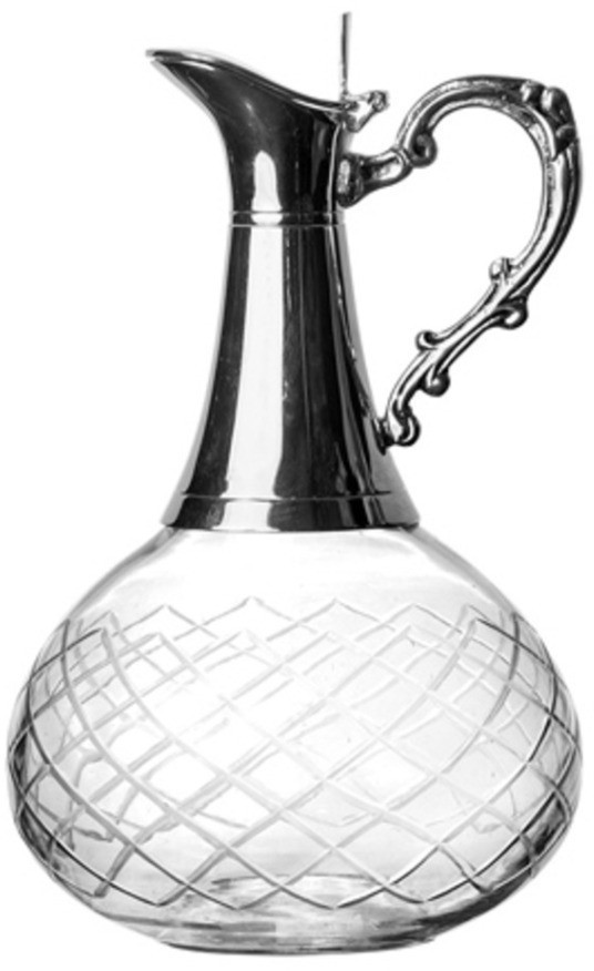 Графин BE-651, никель, посеребрение, silver plated, ROOMERS TABLEWARE