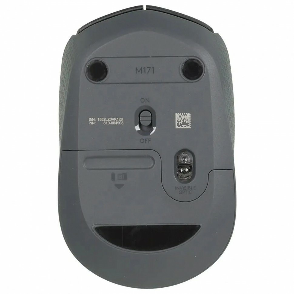 Мышь беспроводная LOGITECH M171 2 кнопки + 1 колесо-кнопка оптическая черная 511997 (94367)