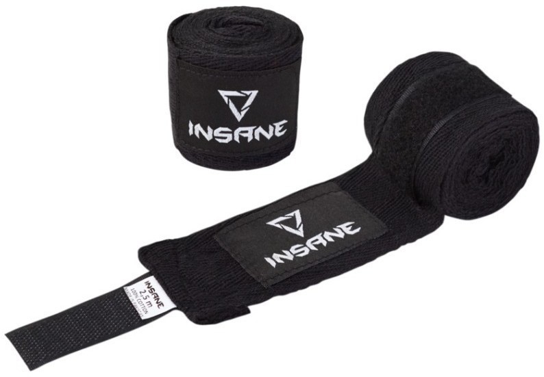 Бинт боксеркий INSANE CRUSHER, хлопок, черный, 2,5 м (2114222)