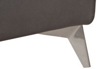 Кровать Siena без мех.велюр серый Colt017 199*222*116см (TT-00012402)