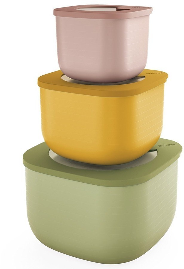 Набор контейнеров высоких для хранения продуктов store&more, 3 шт. (75558)