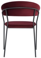 Стул stefany, велюр, винный (75784)