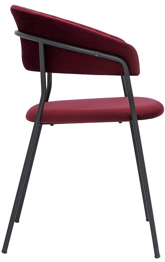 Стул stefany, велюр, винный (75784)