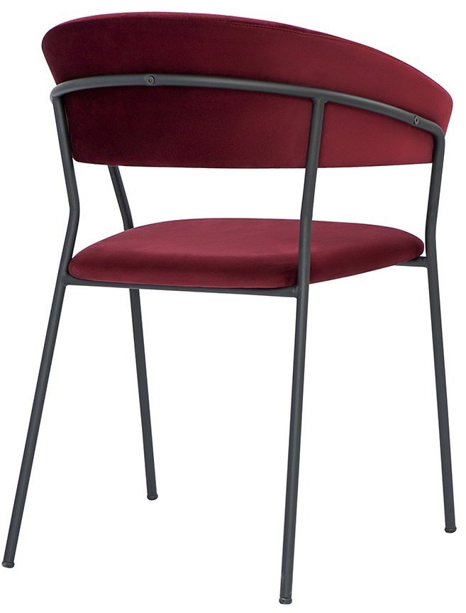 Стул stefany, велюр, винный (75784)