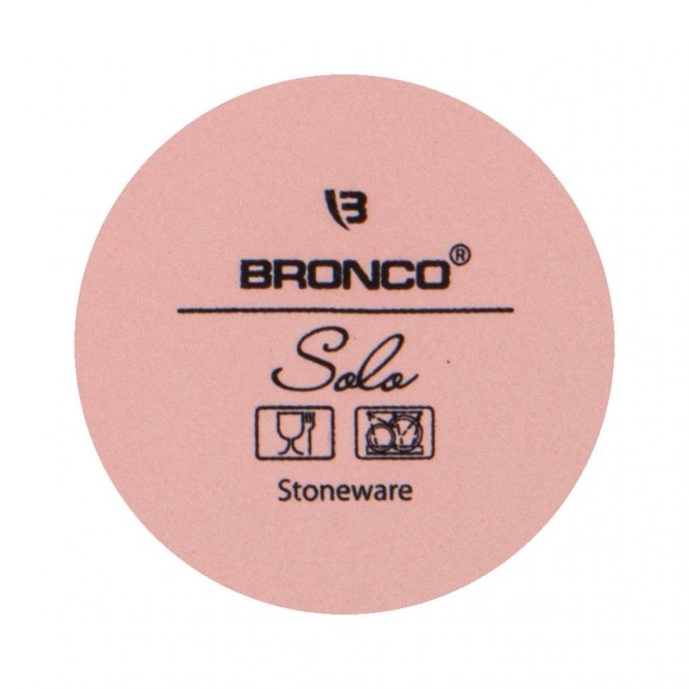 Кружка bronco "solo" 350 мл пудровая Bronco (577-152)