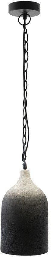 Светильник подвесной sustainable collection, D22х39 см, черный/белый (76552)