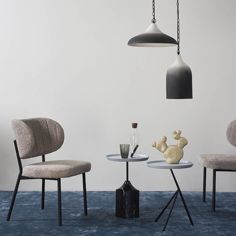 Светильник подвесной sustainable collection, D22х39 см, черный/белый (76552)