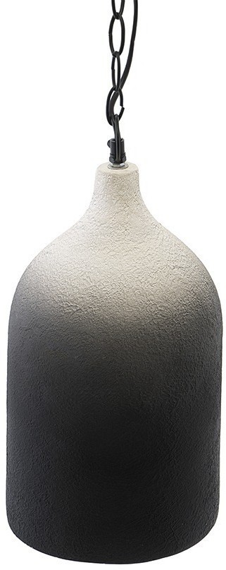 Светильник подвесной sustainable collection, D22х39 см, черный/белый (76552)