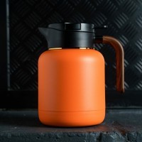 Термос MC'01D, 14, металл, керамика, BLACK/ORANGE, SAMADOYO