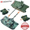 Радиоуправляемый танковый бой (советский T72 + M1 Абрамс США) (RWG99851)