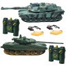 Радиоуправляемый танковый бой (советский T72 + M1 Абрамс США) (RWG99851)