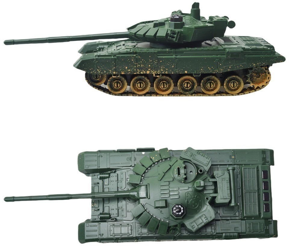 Радиоуправляемый танковый бой (советский T72 + M1 Абрамс США) (RWG99851)