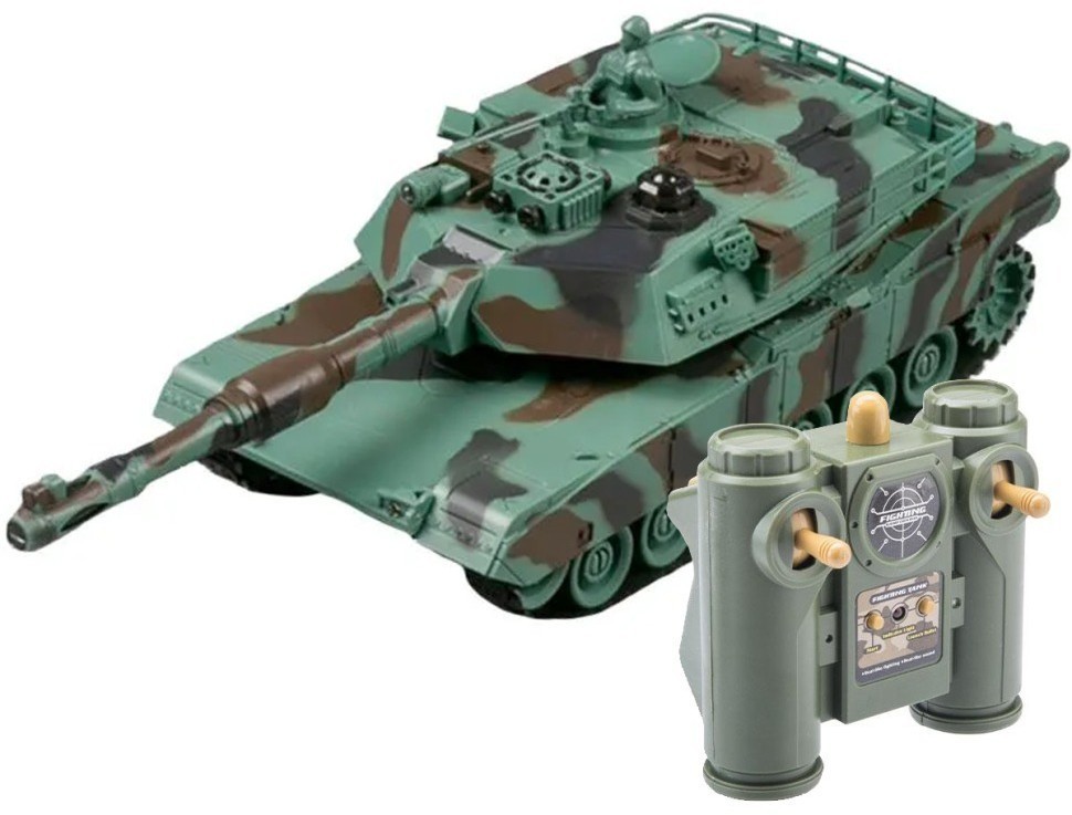 Радиоуправляемый танковый бой (советский T72 + M1 Абрамс США) (RWG99851)
