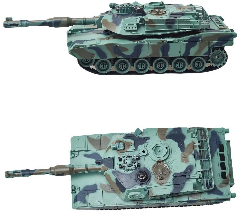Радиоуправляемый танковый бой (советский T72 + M1 Абрамс США) (RWG99851)