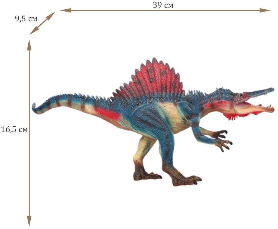 Игрушка динозавр серии "Мир динозавров" - Фигурка Спинозавр (MM216-389)