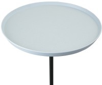 Столик кофейный sustainable collection, D38 см, серо-голубой/черный (76069)