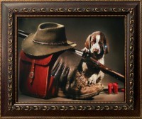 Картина Настоящий охотник с кристаллами Swarovski (1562)